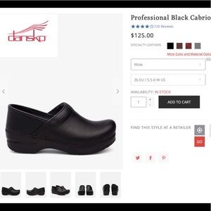 Dansko 6W Professional Cabrio black